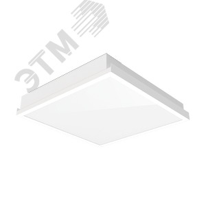 Светильник светодиодный ДВО-35Вт IP40 4025Лм 4000К Clip-In 070 РЗ 600х600х60 мм опал ПММА с равномер.засветкой