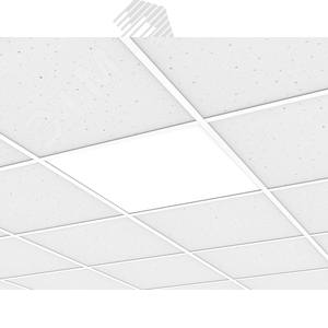 Светильник светодиодный ДВО панель 34Вт 3000К IP40 диммируемый DALI (драйвер в комплекте) |LD9365D1443 | VARTON 4