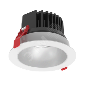 Светильник светодиодный DL-SPARK встраиваемый 15W 3000K 60град 120x88mm белый IP44 | V1-R0-00433-10L07-4401530 | VARTON