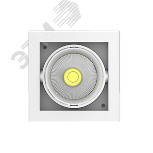 Светильник светодиодный ДВО-40Вт 165х165х140мм IP20 поворотный 35 град 3600Лм 3000К DL-Tetris DALI 4