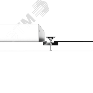 Светильник светодиодный ДВО для потолка Cesal 600х600х62 36 ВТ 4000К IP40 с функцией аварийного освещения 2