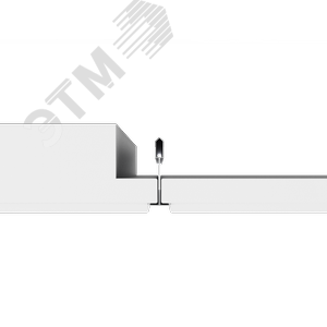 Светильник светодиодный ДВО-36ВТ IP40 3600Лм 3000К MicroLook 350 РЗ 1184*284*56мм с равномер.засветкой Вартон (V1-A1-00350-10HG0-2003630) 2