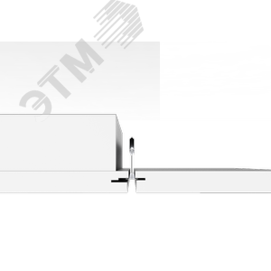 Светильник светодиодный ДВО-50Вт IP40 4800Лм 3000К Vector (Prelude 24) РЗ 1194*594*57мм c равномер.засветкой Вартон (V1-A1-00302-10HG0-2005030) 2