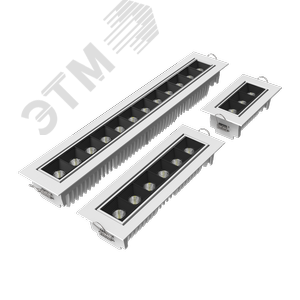 Светильник светодиодный ДВО-8Вт STELLAR поворотный 120x62x45mm 3000K 34 град белый 2