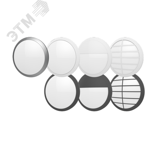 Светильник светодиодный ДБО-25Вт 4000К NERO Flex Черный Microwave sensor 2