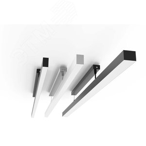 Светильник светодиодный ДСО Qubo-line 1010х20х40 мм 20Вт 4000К IP40 RAL9005 черный муар опал | V1-R0-90225-30000-4002040 | VARTON - фото 2