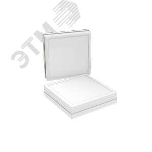 Светильник светодиодный VARTON C490/U медицинский встраиваемый/накладной 25 ВТ CRI90 4000 K 295х295х68 мм с опаловым рассеивателем IP54 аварийный автономный постоянного действия 2