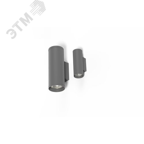 Светильник светодиодный ДБУ-20Вт IP67 2000 Лм 3000К Gutta Twin серый 60 град 3