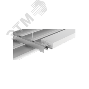 Светильник светодиодный ДВО IP54 для реечных потолков 1325х308х70 мм 36 ВТ 4000К с функцией аварийного освещения с рассеивателем опал  3