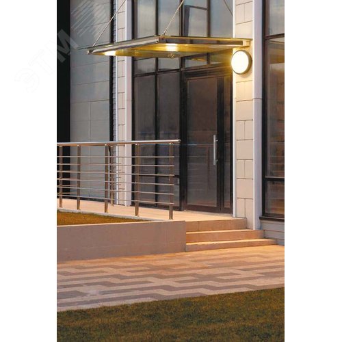 Светильник светодиодный ДБО-25Вт 4000К NERO Flex Черный Microwave sensor 3