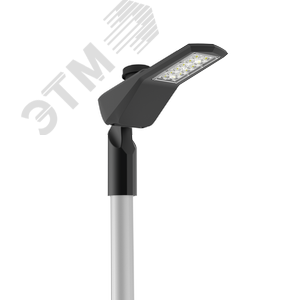 Светильник светодиодный ДКУ-25Вт 5000К Levante Plaza Черный 1-10V NEMA