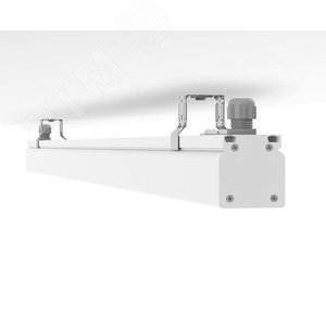 Светильник светодиодный Mercury Mall IP54 2160x54x58мм линза 89 градx115 78W 4000К белый RAL9003 5