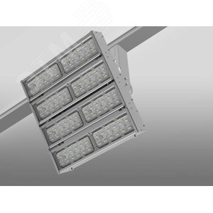 Светильник светодиодный VARTON промышленный Olymp GL 2.0 200 Вт 4000 K класс защиты IP65 угол 60 градусов рассеиватель закаленное стекло 3