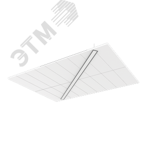 Светильник светодиодный ДВО-23Вт IP40 2000Лм 4000К Universal-Line L-поворот правый/левый 2