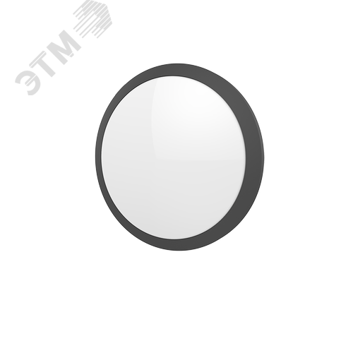 Светильник светодиодный ДБО-25Вт 4000К NERO Flex Черный Microwave sensor