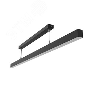 Светильник светодиодный ДСО Qubo-line 1010х20х40 мм 20Вт 4000К IP40 RAL9005 черный муар опал | V1-R0-90225-30000-4002040 | VARTON - VARTON