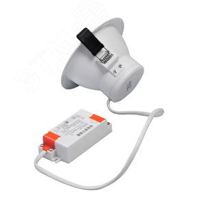 Светильник светодиодный DL-Lens Comfort встраиваемый 28W 4000К 172х98мм IP20 угол 35 градусов белый 3