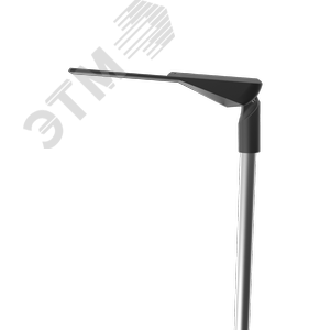 Светильник светодиодный уличный Levante Urban 60 Вт кронштейн 60мм 3000К черный RAL9005 муар 3