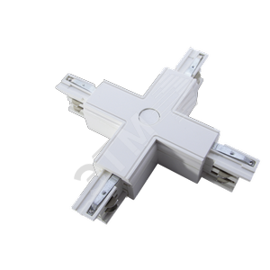 Соединитель X-образный черный