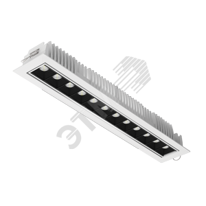 Светильник светодиодный ДВО-30Вт DL-STELLAR повор.354x62x45mm 3000K 34° бел.DALI Вартон (V1-R0-00410-10D25-2003030)