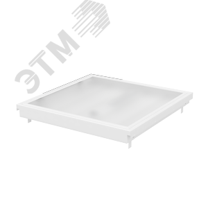 Светильник светодиодный ДВО для потолка Cesal 600х600х62 36 ВТ 4000К IP40 с функцией аварийного освещения