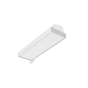 Светильник светодиодный VARTON E170 2.0 для образовательных учреждений 16 Вт CRI90 встраиваемый/накладной 595х180х50 мм IP40 4000 K с опаловым рассеивателем