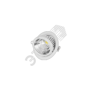 Светильник LED ВАРТОН Downlight поворотный круглый 40° 170*140 мм 30W 4000K 1/12