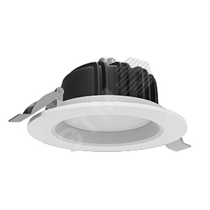 Светильник светодиодный Downlight круглый встраиваемый 230*81 40W 4000K IP54/20 RAL9010 белый матовый авар.автон.пост.действия Teletest (V1-R0-00084-10AT0-4404040)