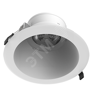 Светильник светодиодный DL-Lens Comfort встраиваемый 36W 4000К 230х128мм IP20 угол 15 градусов белый - VARTON