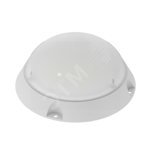 Светильник LED ЖКХ круг IP65 185х70 мм антивандальный 10W (диод 0,1W) 4000К с датчиком 1/10