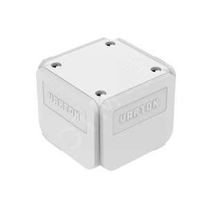 К-кт Mercury Mall L-соединение серый мтRAL9006 к-кт:куб, 2 крышки | V4-R0-00.0030.MM0-0001 | VARTON