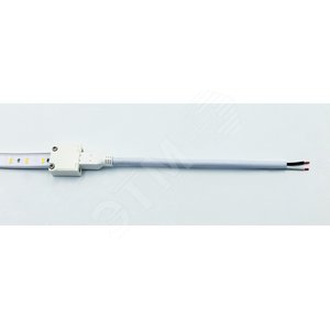 Заглушка торцевая с проводом 60 см для ленты AC230V IP65 (упаковка 10 шт) - VARTON