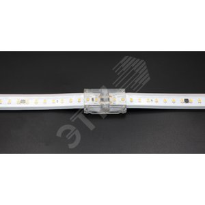 Соединитель жесткий пластиковый для ленты AC230V IP20 (упаковка 10 шт) - VARTON