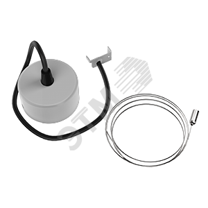 Комплект для подвеса светильников Stellar-Line, длина троса 1,2 м (1 комплект на 1 светильник) RAL9010 угол 36 град белый матовый