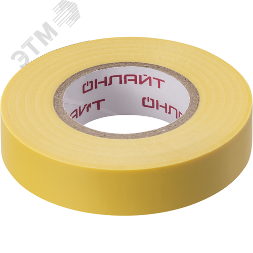 Изолента ОНЛАЙТ 71 679 OIT-B15-20/Y желтая - Navigator Group