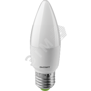 Лампа светодиодная LED 10вт Е27 теплый матовая свеча