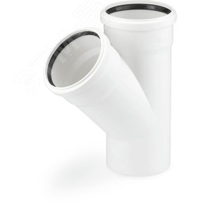 Тройник канализационный 45 град. 50х40х50 (11240891001)