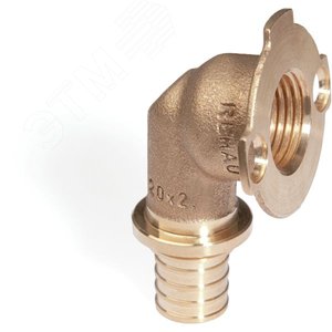 Угольник настенный  фланцевый 20-Rp 1/2 (RX) (366127-001) - REHAU