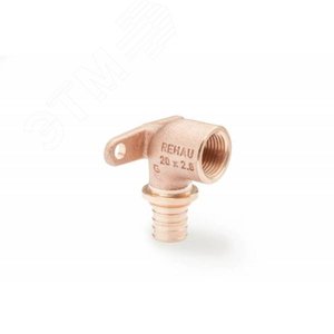Угольник настенный с внутренней резьбой 20-Rp 3/4 (RX) бронза (13661011008) - REHAU