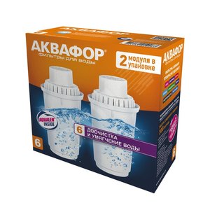 Комплект модулей сменных фильтрующих Аквафор В6 (2 шт.) - АКВАФОР
