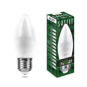 Лампа светодиодная LED 7вт E27 белый матовая свеча - Feron