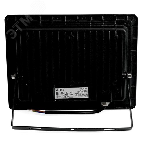 Прожектор светодиодный ДО-100w 6400К 9000 Лм IP65 черный - фото 4