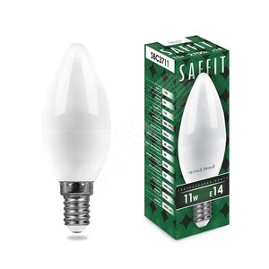 Лампа светодиодная LED 11вт Е14 теплый матовая свеча (SBC3711) - Feron