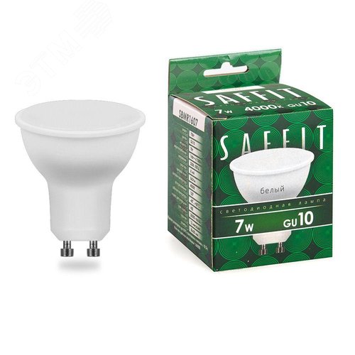 Лампа светодиодная LED 7вт 230в GU10 белый - Feron