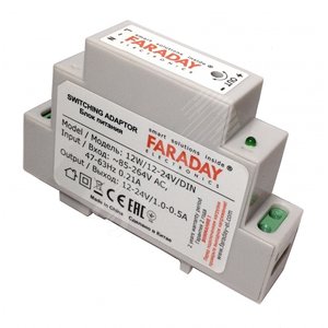 Блок питания FARADAY 12W/12-24V/DIN - ЭВАН