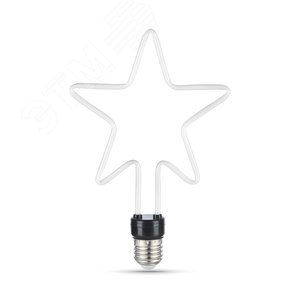 Лампа светодиодная LED 7 Вт580 Лм 2700К теплая Е27 Star milky Filament Artline Gauss (1006802104) - Gauss