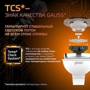 Лампа светодиодная LED 7 Вт 600 лм 3000К софит MR16 теплый GU5.3 AC 220В Black 10