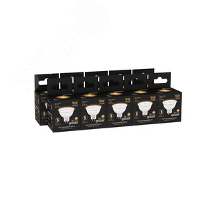 Лампа светодиодная LED 9 Вт 830 лм 3000К софит MR16 теплый GU5.3 AC 220В Black - фото 12