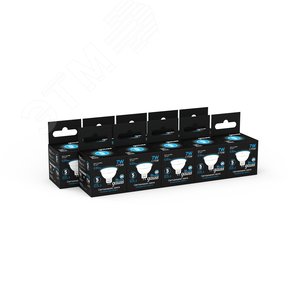 Лампа светодиодная LED 7 Вт 630 лм 6500К софит MR16 холодный GU5.3 AC 220В Black - фото 13