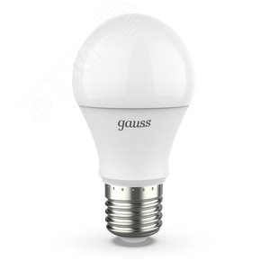 Лампа светодиодная LED 10 Вт 880 лм 3000К А60 груша теплый E27 AC 220В Black